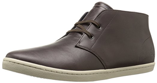 FRED PERRY BYRON MID LEATHER DARK CHOCOLATE