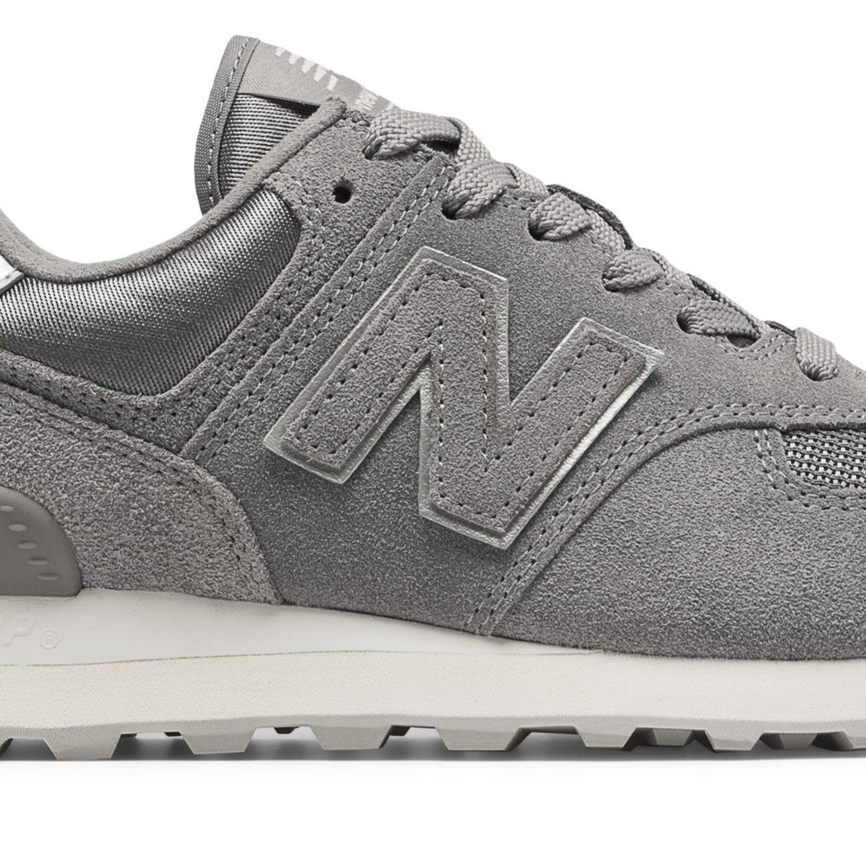 NEW BALANCE NEW BALANCE WL 574 MMS Color: Marblehead with Metallic Silver  archivos - BmSneakers