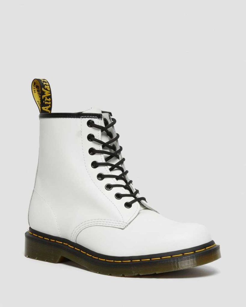 DR. MARTENS BOOTS WHITE SMOOTH1460